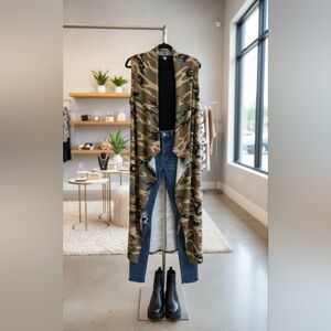 Camo Duster Vest
